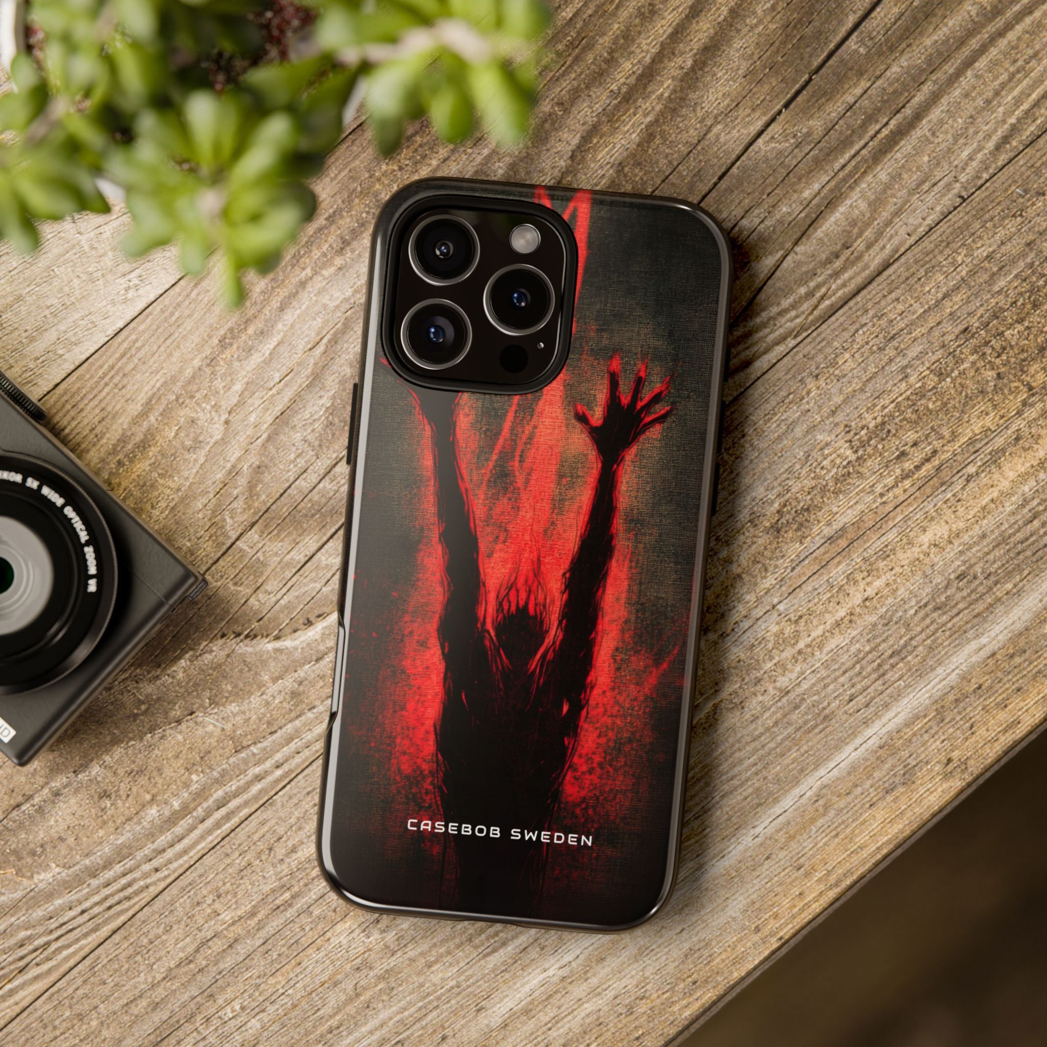 Gothic Crimson Ascension iPhone 16 - Tough Phone Case