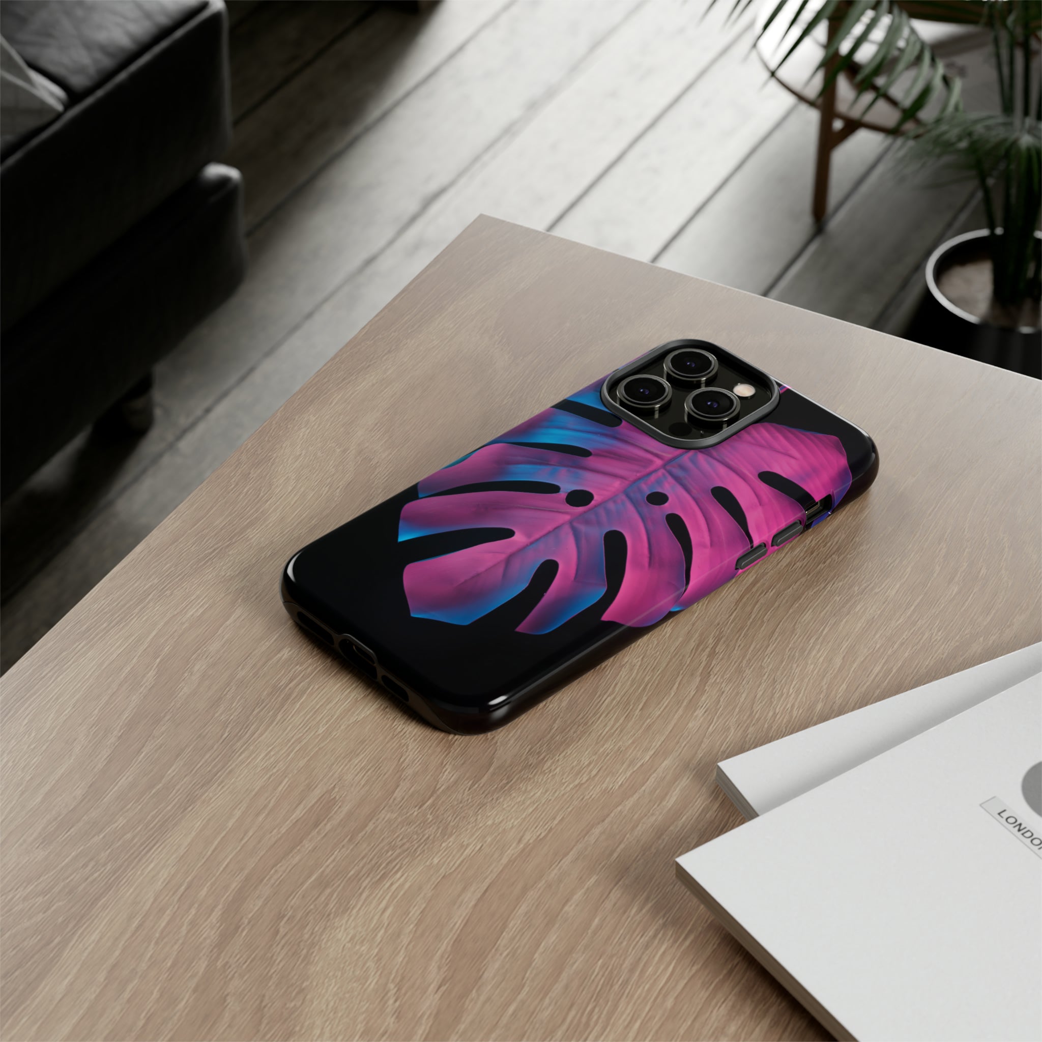 Tropical Palm Leaves - Protective Phone Case