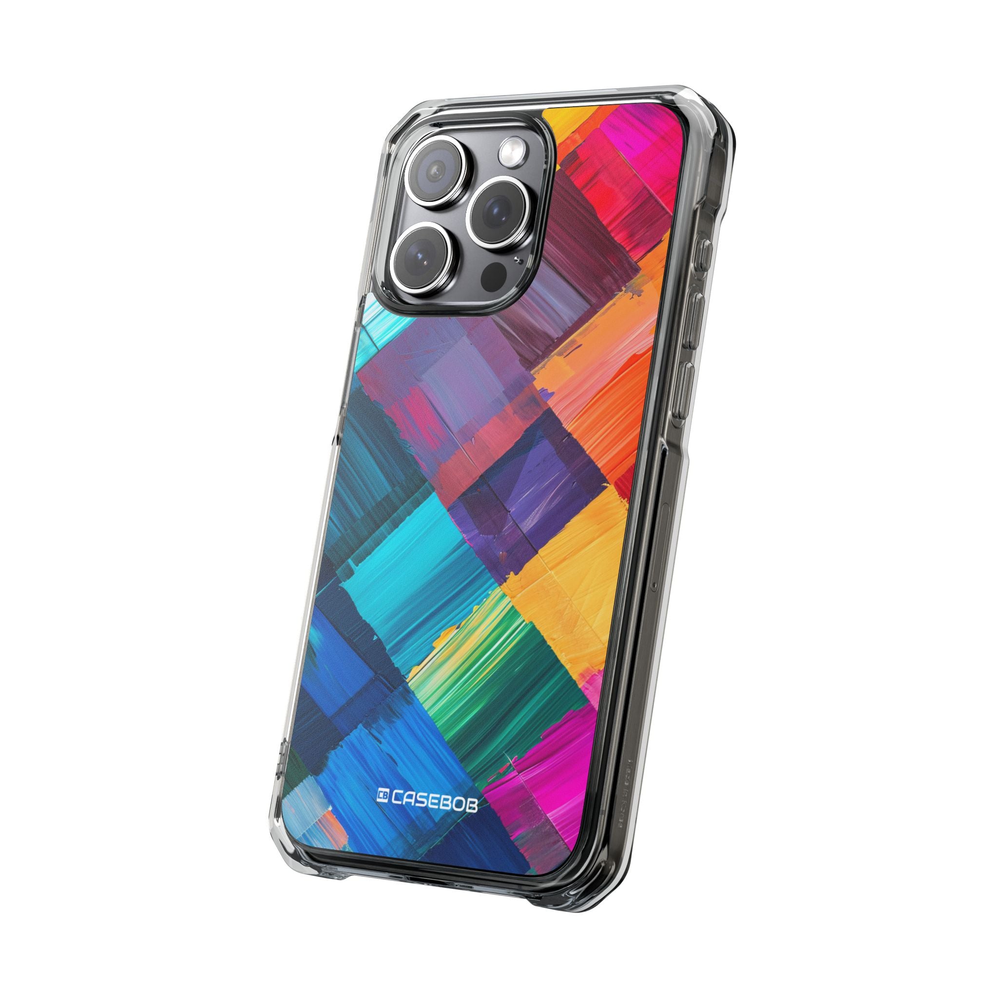 Pantone Spectrum Pattern - Clear Impact Case for iPhone