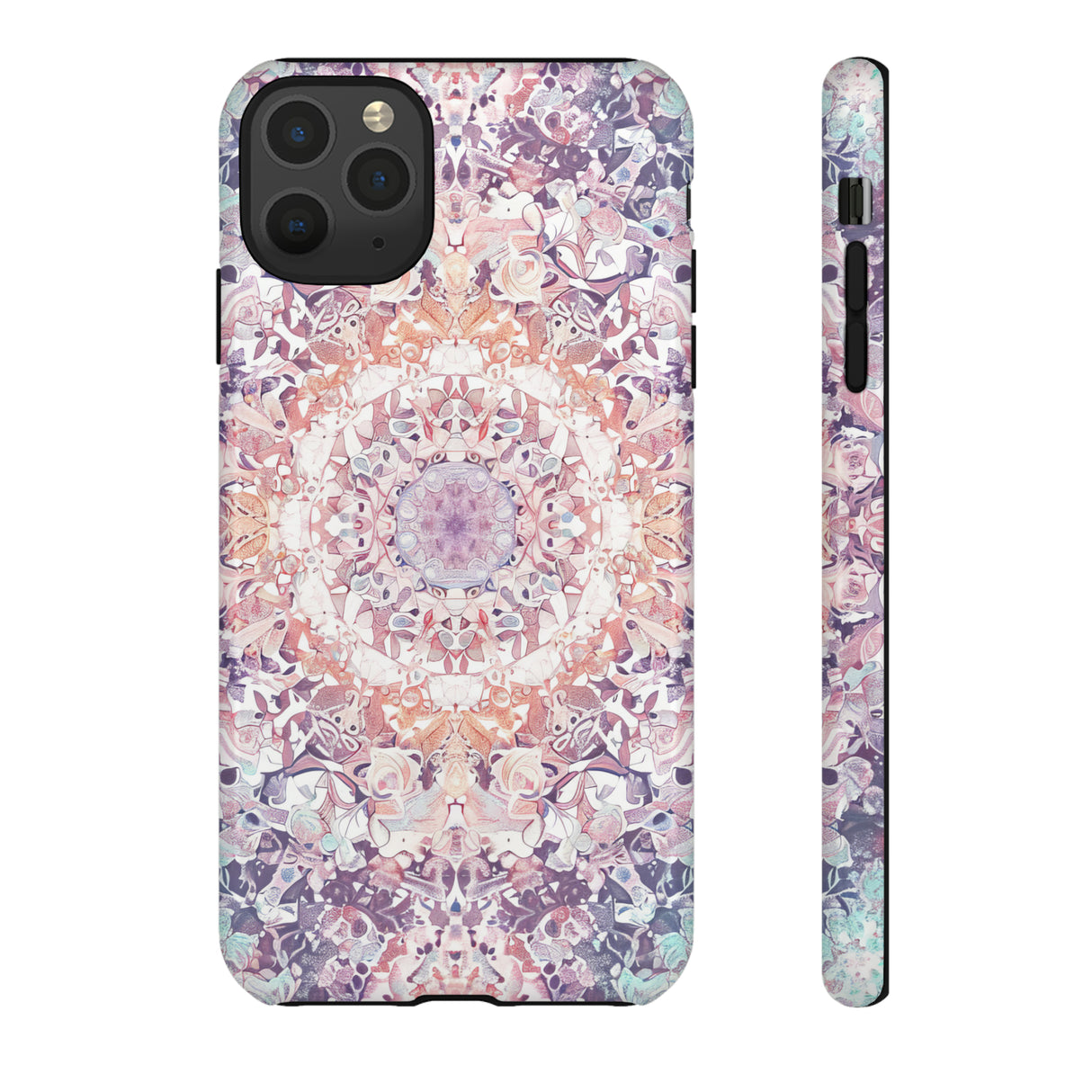 Symmetric Mandala Harmony - Protective Phone Case