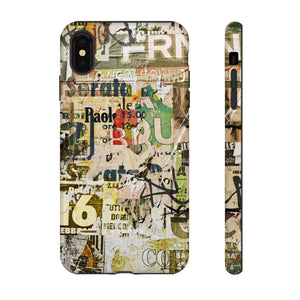 Grunge Vintage Poster - Protective Phone Case