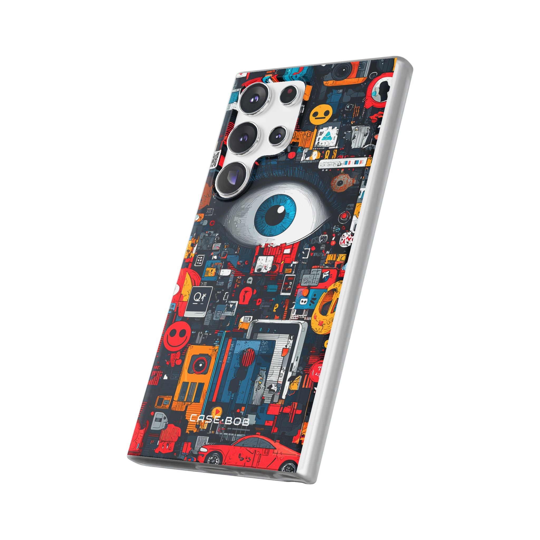 Digital Eye Blue Samsung S23 Ultra Case - Soft