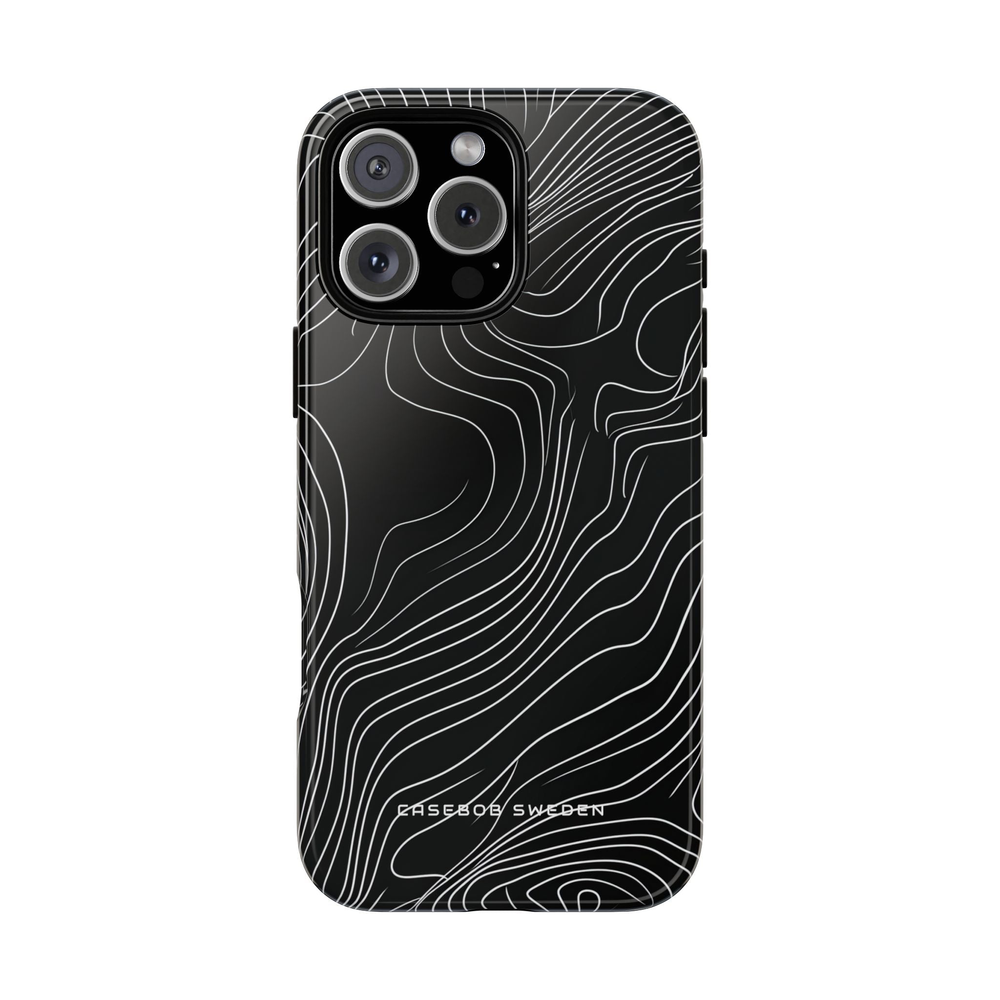 Contour Waveform Flow iPhone 16 - Tough Phone Case