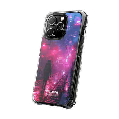 Neon Shadow City iPhone 14 - Impact Clear+