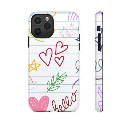 Hearts Dance Happily - iPhone Case
