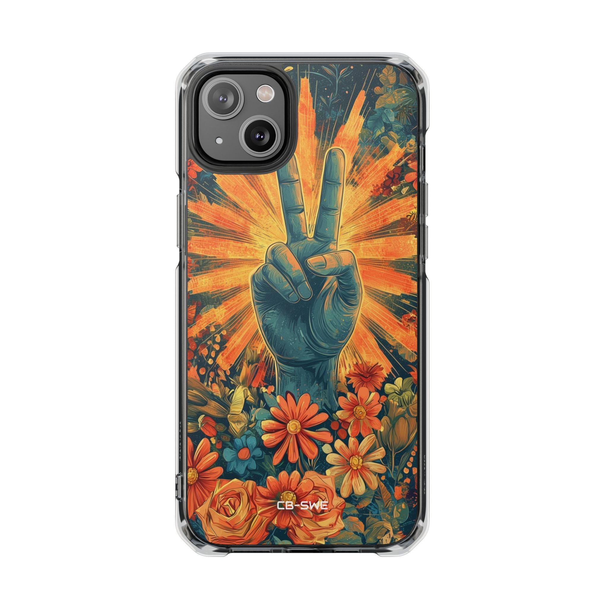 Flowers Embrace Peace iPhone Case - Impact