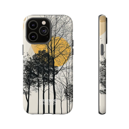 Golden Forest Silhouettes iPhone 14 - Tough
