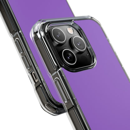 Amethyst Purple - Clear Impact iPhone 14 Phone Case