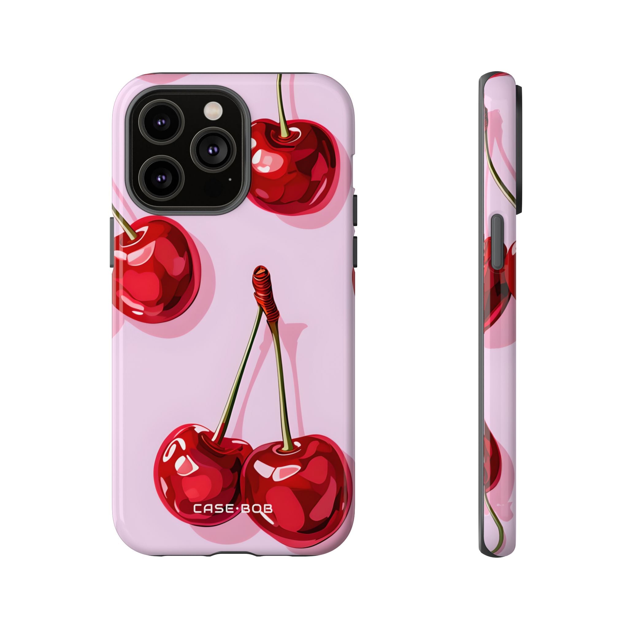 Glossy Cherry Burst iPhone 14 Pro Max Case - Tough