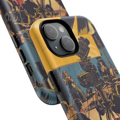 Golden Era Cinematic Spotlight iPhone 15 | Tough+ Phone Case