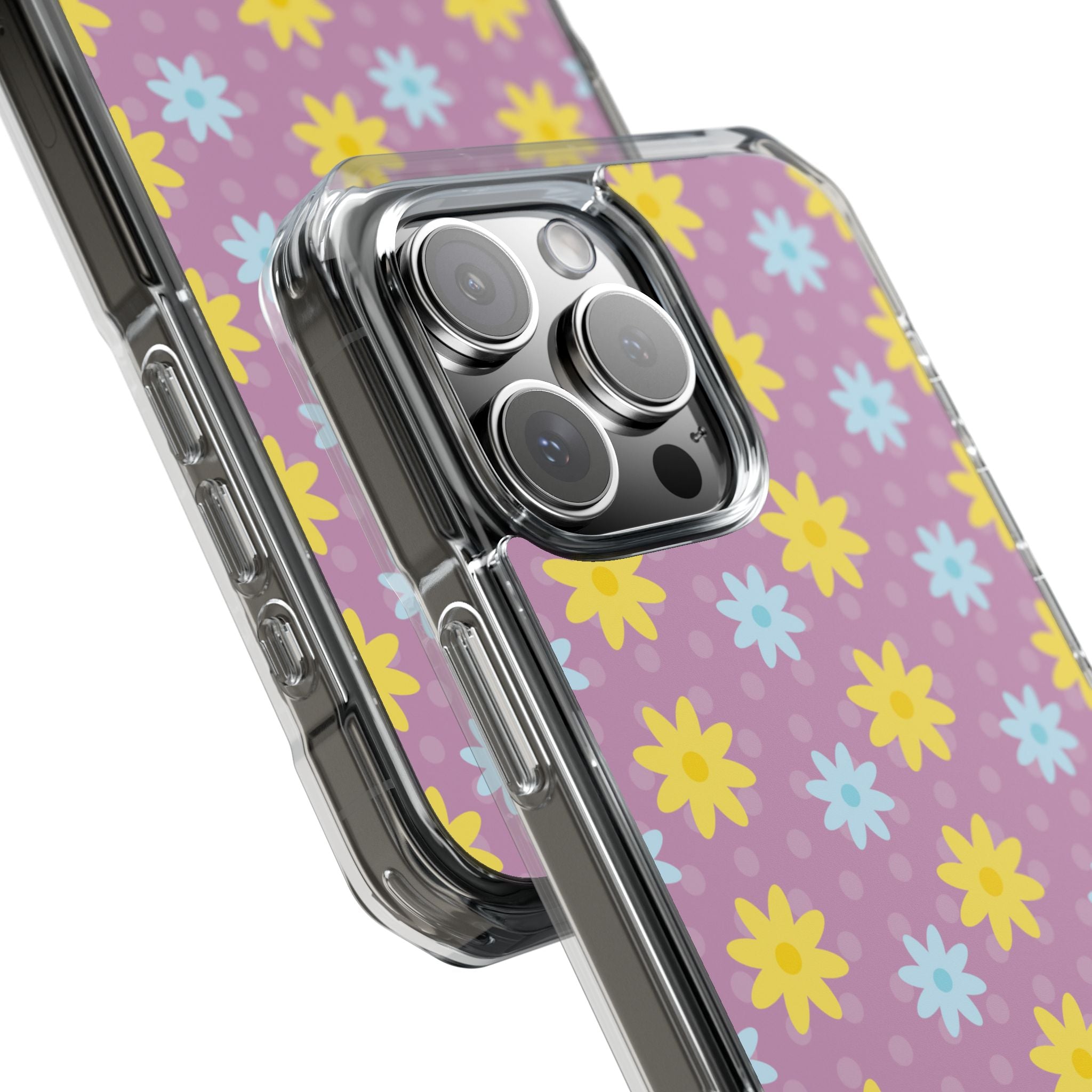 Flower Dots Dance iPhone Case - Impact