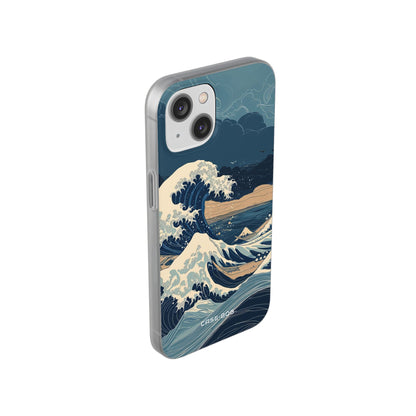 Cresting Blue Wave iPhone 14 Case - Soft