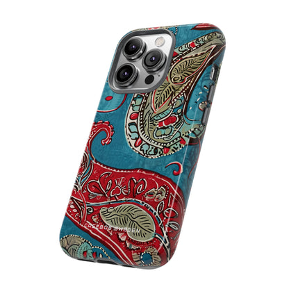 Vintage Paisley Elegance iPhone 14 - Tough Phone Case