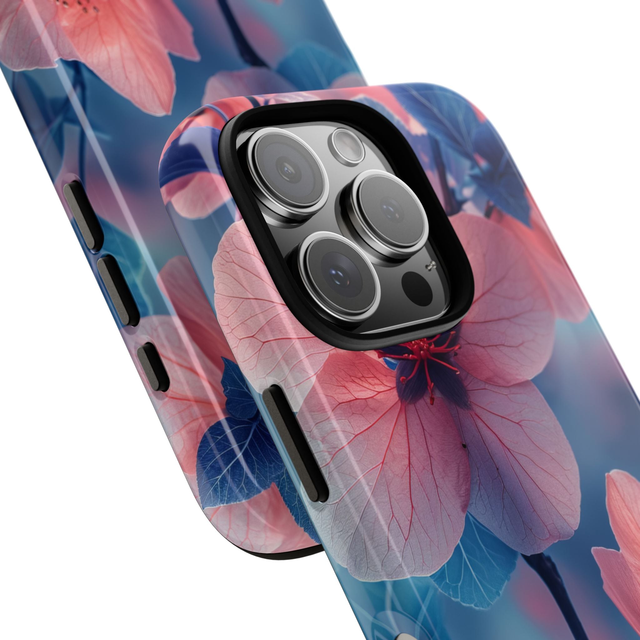 Ethereal Floral Harmony iPhone 16 - Tough Phone Case