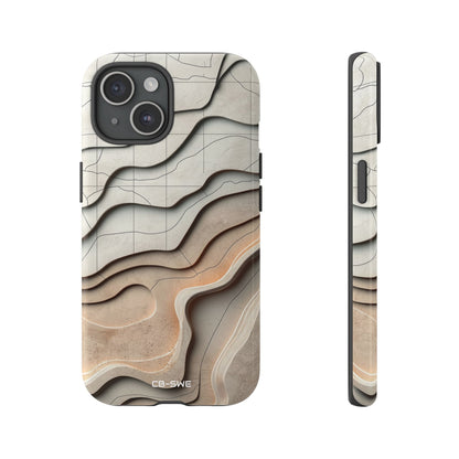 Waves Embrace Earth - iPhone Case