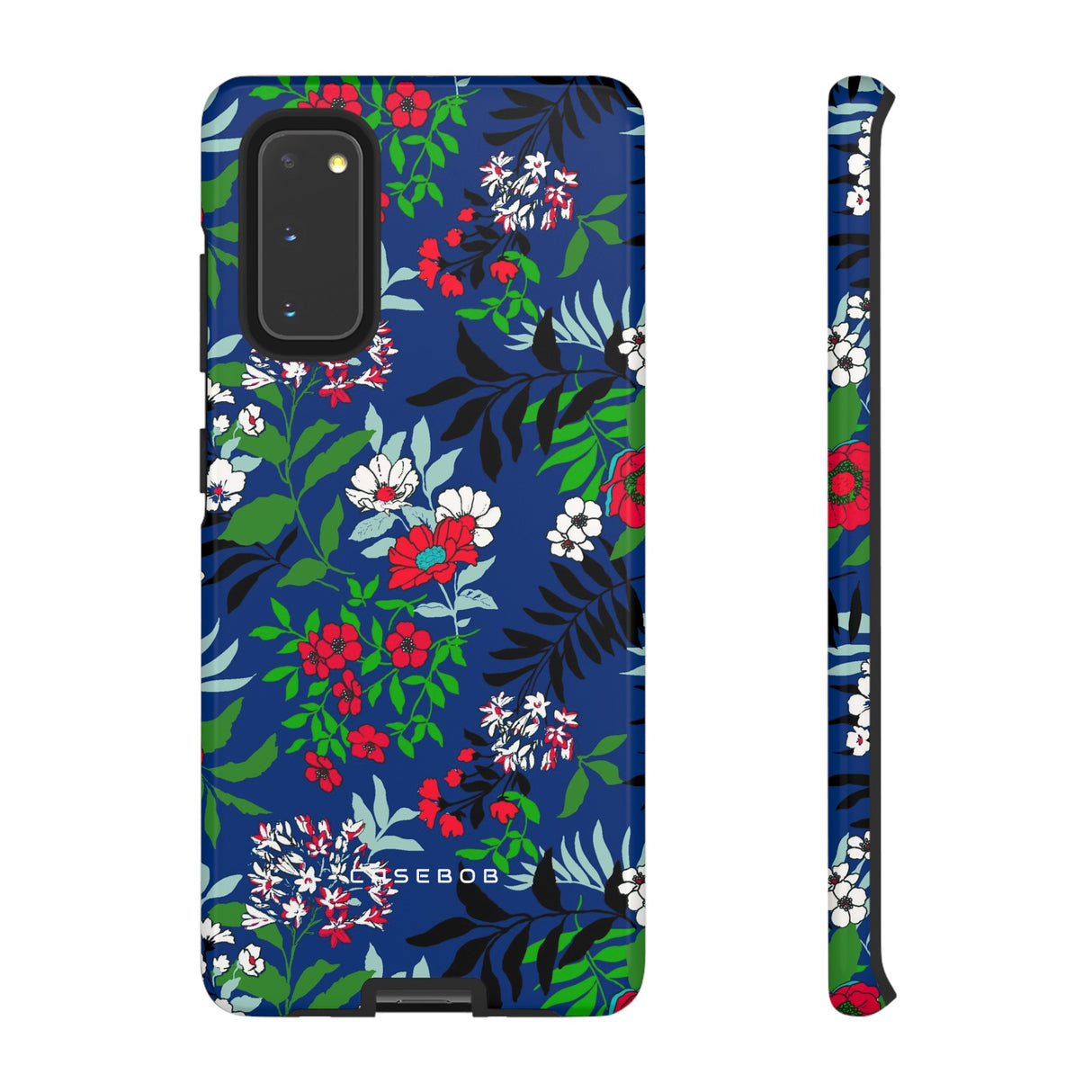 Blue Art Flowerfield - Protective Phone Case