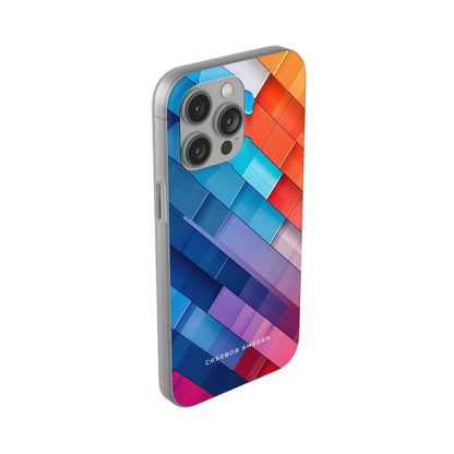 Vibrant GeoFlow iPhone 14 - Flexi Phone Case