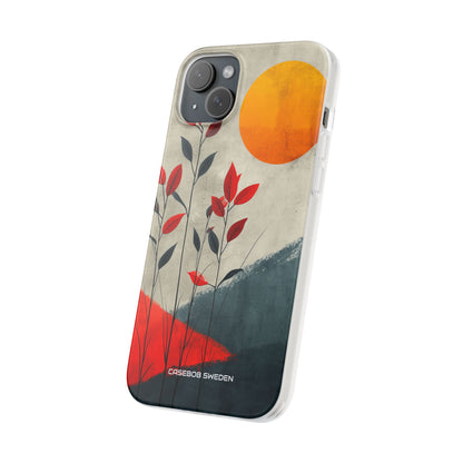 Gray Sunscape - Flexi iPhone 15 Phone Case