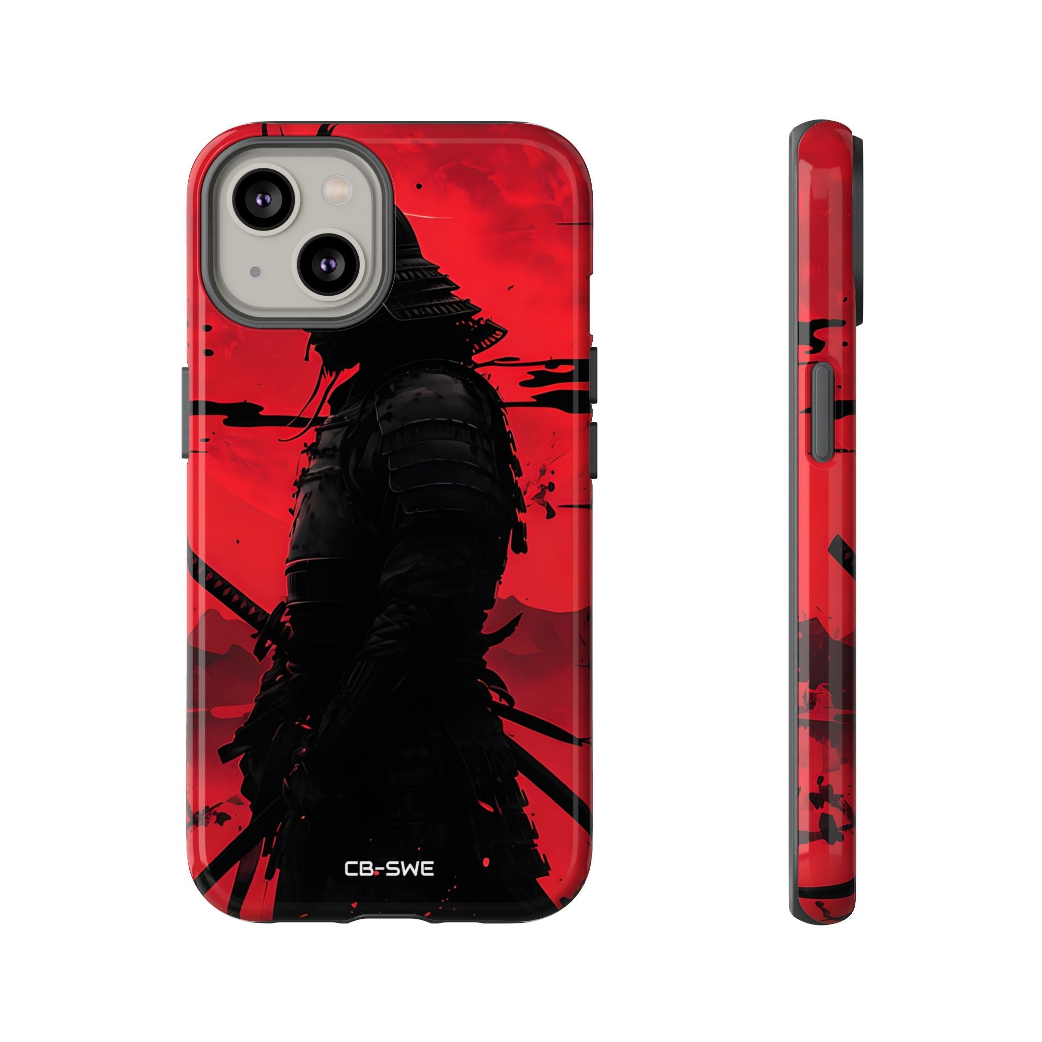 Red Samurai Shadow - iPhone Case