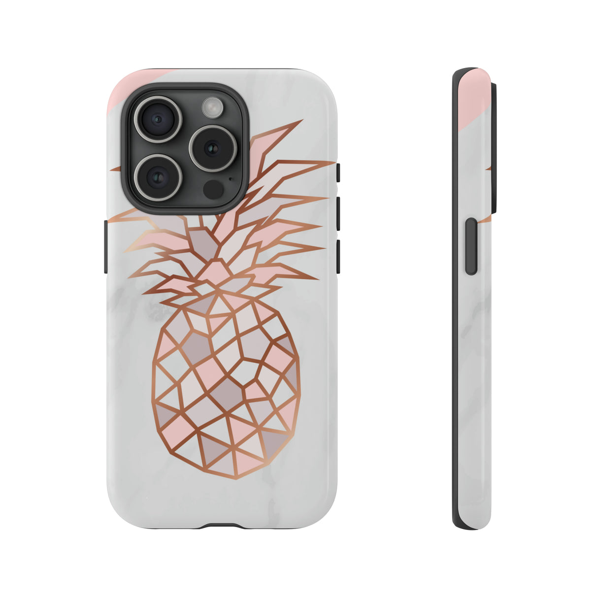 Ananas Roségold - Schutzhülle fürs Handy