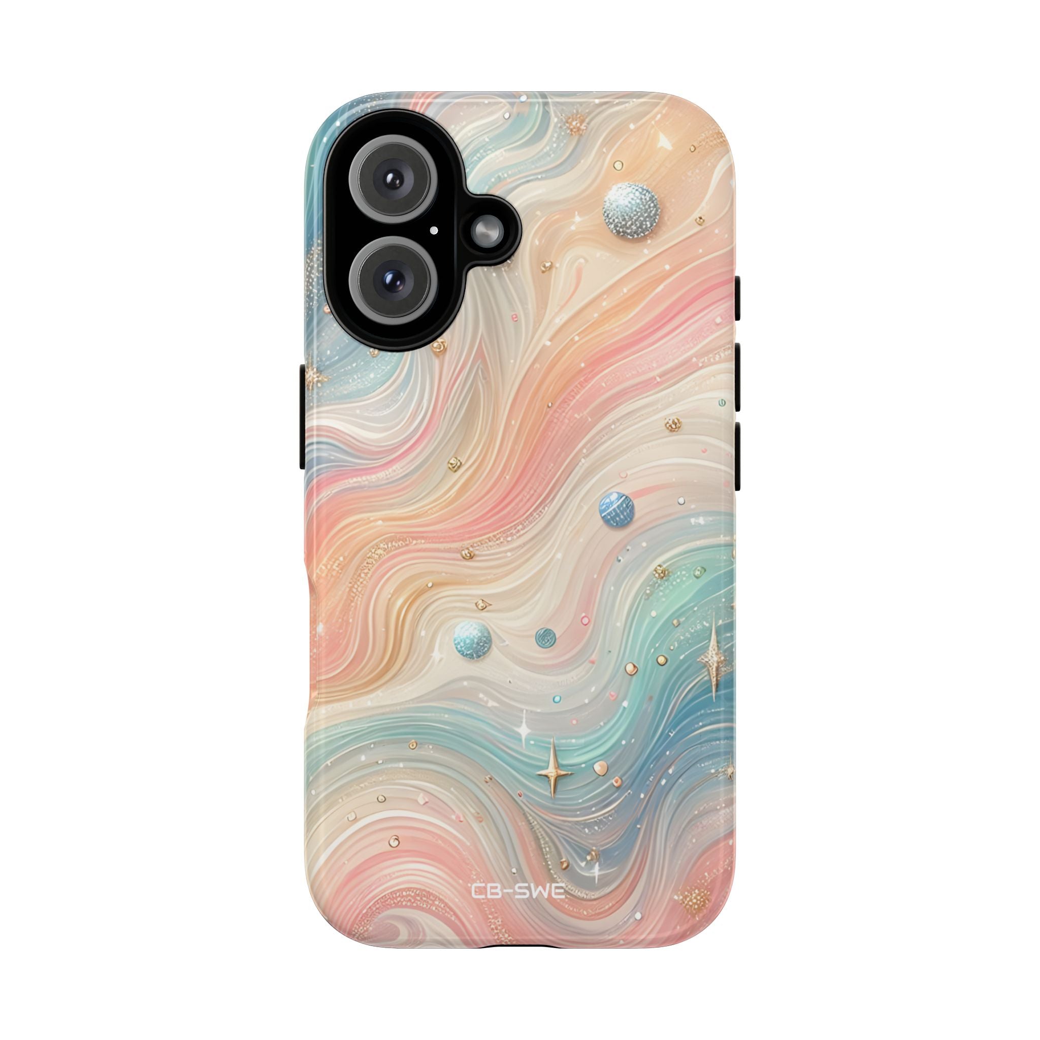 Celestial Waves Dance - iPhone Case