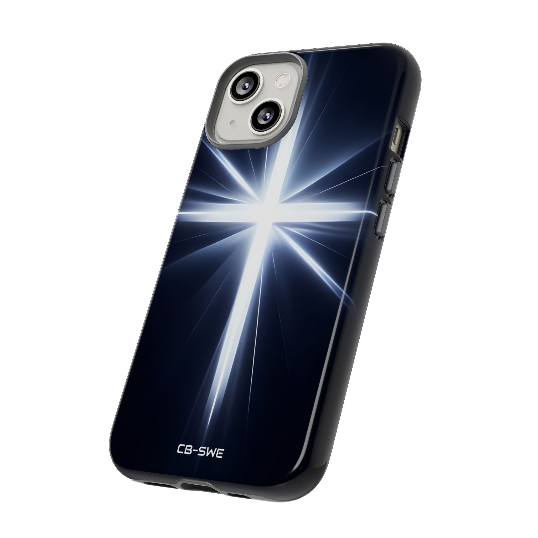 Luminous Cross Radiance - iPhone Case