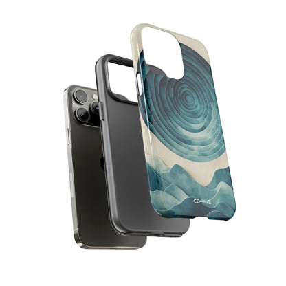 Waves Embrace Circles - iPhone Case