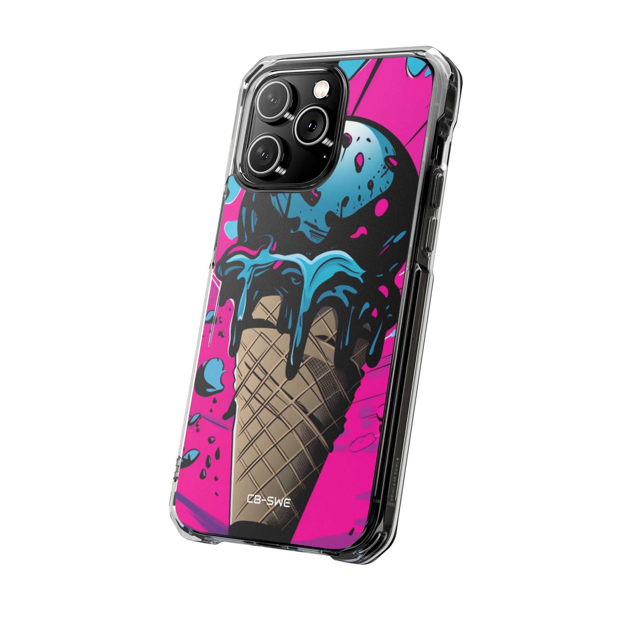 Vibrant Ice Cream Splash iPhone Case - Impact