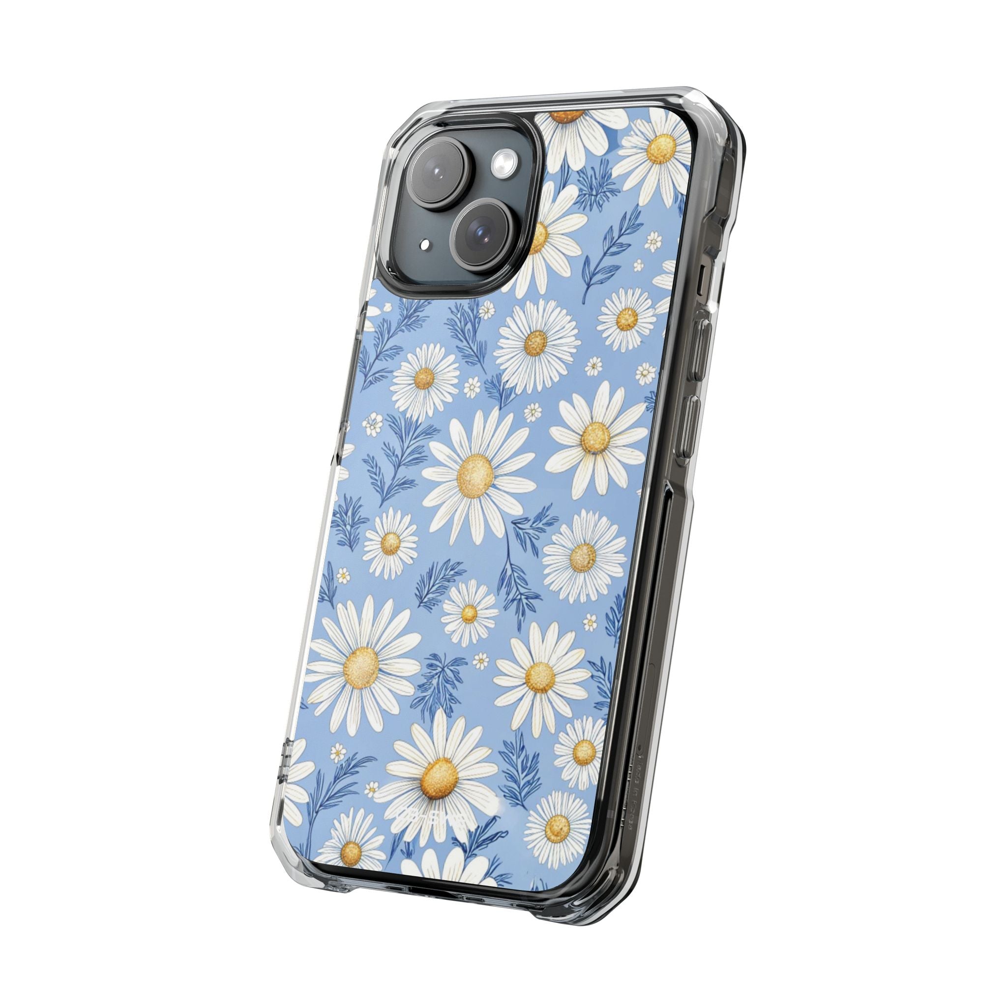 Daisies On Blue iPhone Case - Impact