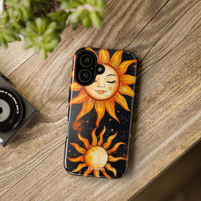 Celestial Suns Dance - iPhone Case