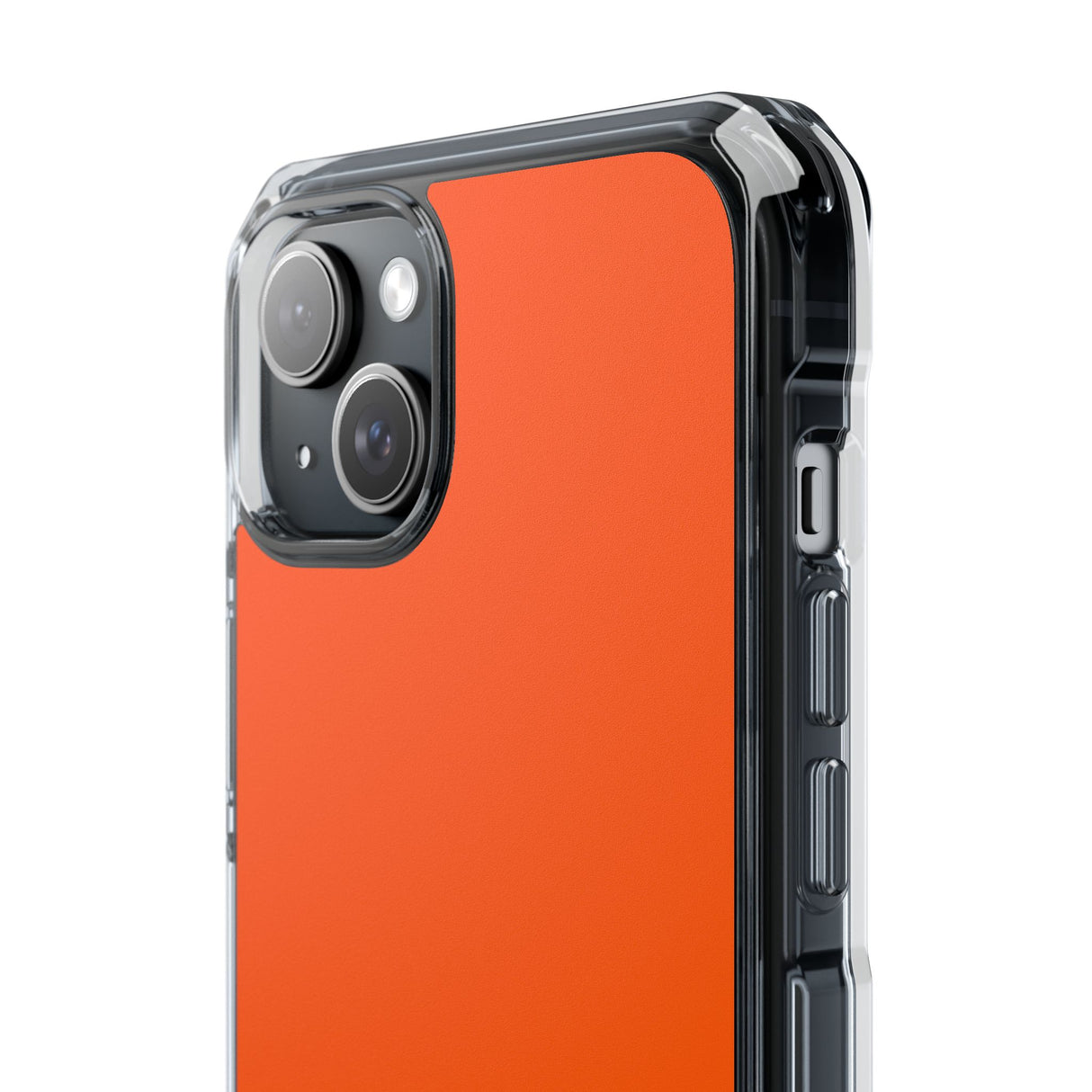 Orange Crayola | Handyhülle für iPhone (Clear Impact Case – magnetisch) 