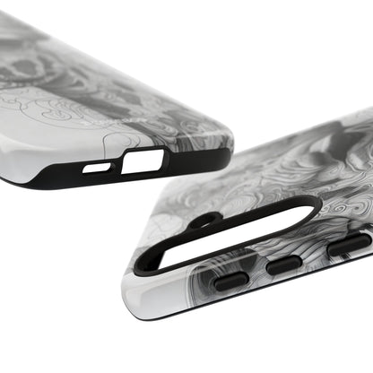 Monochrome Giraffe: Intricate Elegance - For Samsung S24