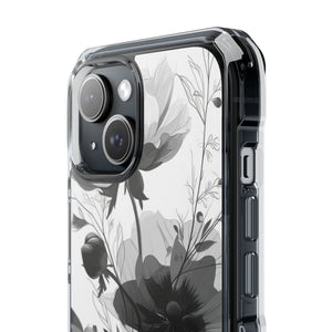 Botanical Elegance - Phone Case for iPhone (Clear Impact - Magnetic)