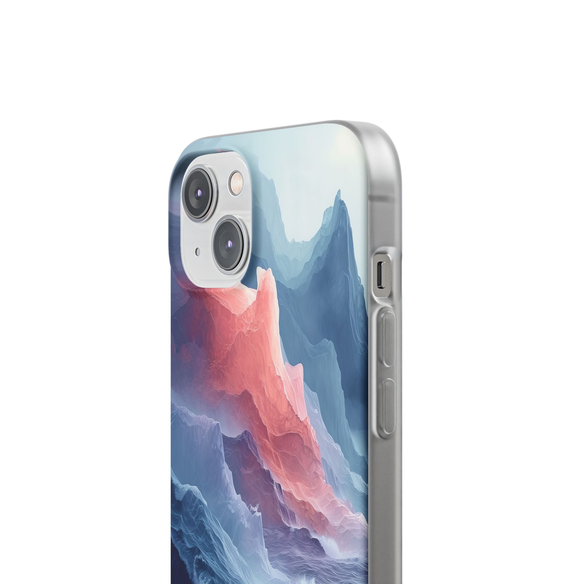 Mountain Wave Serenity - Flexi iPhone 14 Phone Case