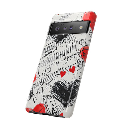 Melodic Love Notes - Protective Pixel Case - Protective Phone Case