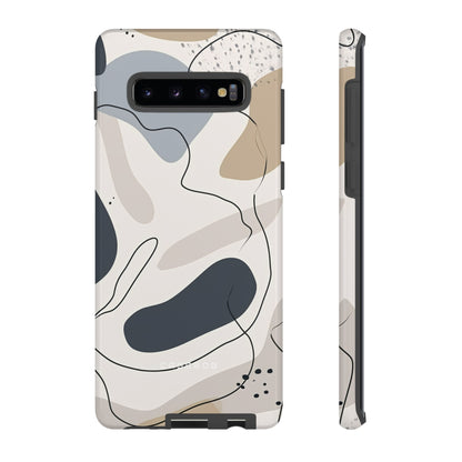 Grey Lines Simplicity - Protective Phone Case