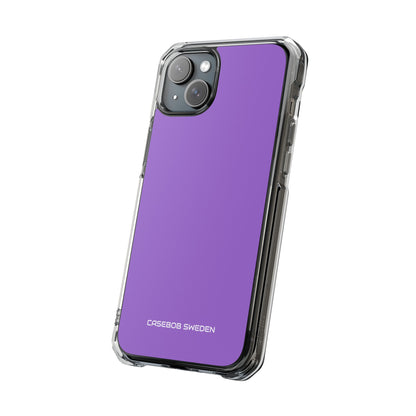 Amethyst Purple - Clear Impact iPhone 15 Phone Case