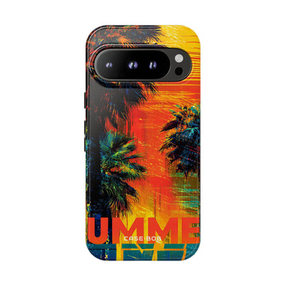 Tropical Sunburst Google Pixel 9 Pro Case - Tough