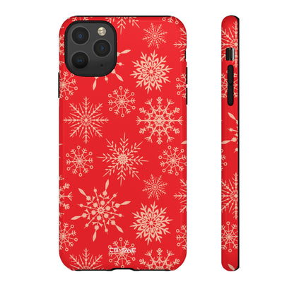 Snowflakes Dance Bright - iPhone Case