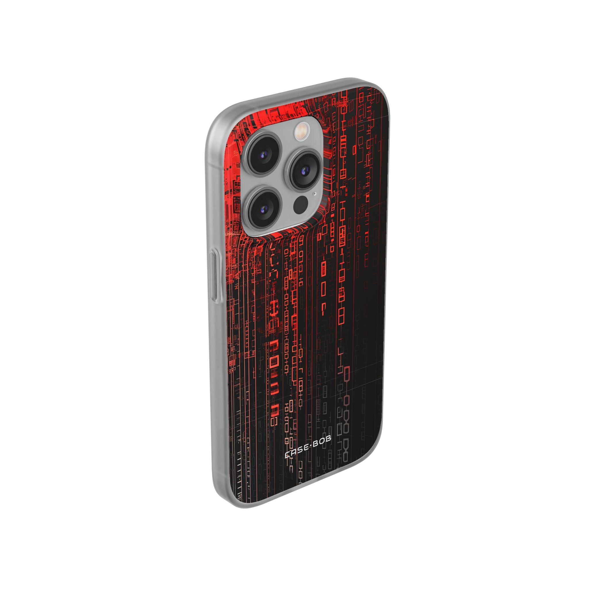 Crimson Glyphs iPhone 14 Pro Case - Soft