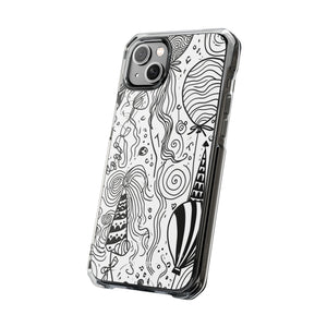 Whimsical Festivity - Phone Case for iPhone (Clear Impact - Magnetic)