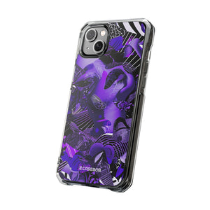 Ultra Violet Design | Handyhülle für iPhone (Clear Impact Case – magnetisch) 