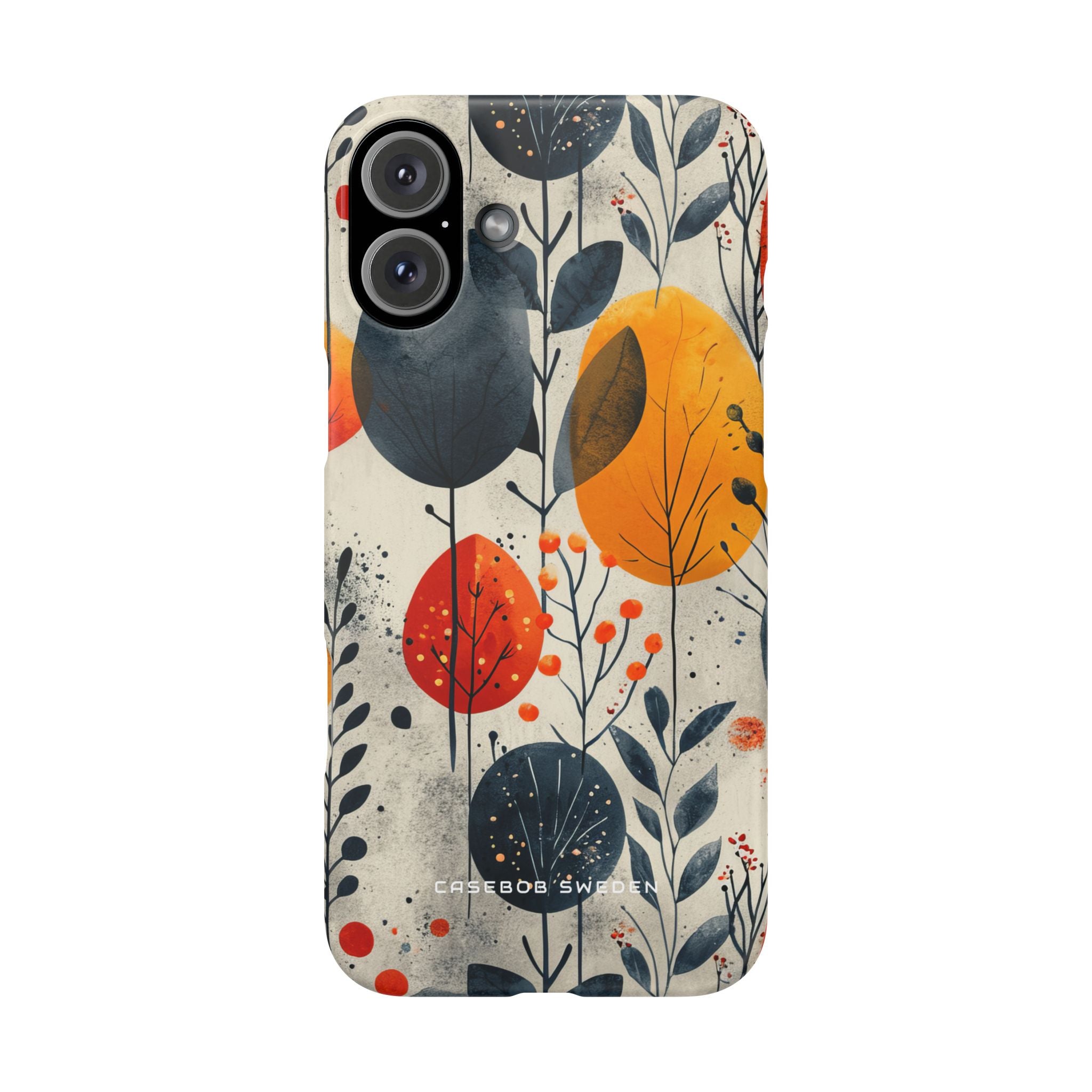 Vibrant Leaf Harmony iPhone 16 - Slim Phone Case