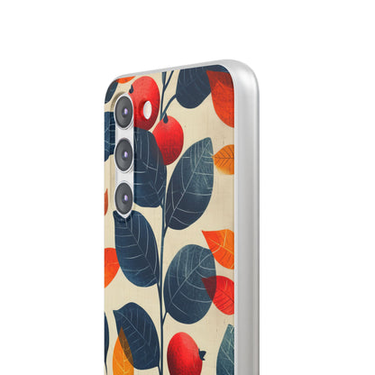 Autumn Nature Pattern - Flexi Samsung S23 Phone Case