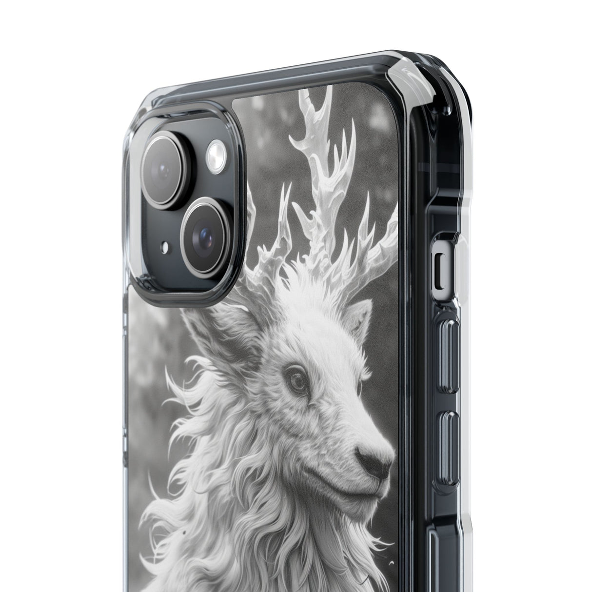 Majestic Forest Guardian - Phone Case for iPhone (Clear Impact - Magnetic)