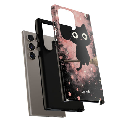 Whimsical Cat Soars - Samsung Case