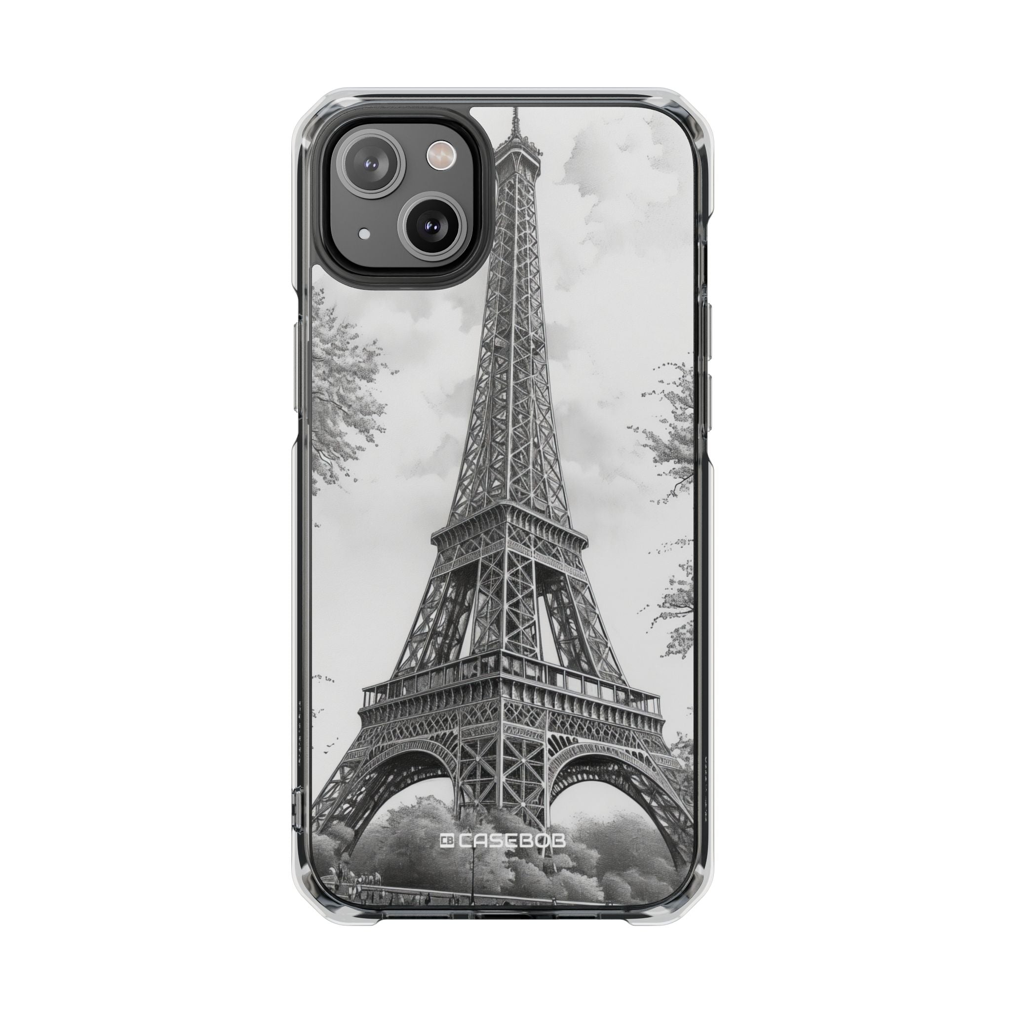 Parisian Monochrome Majesty - Phone Case for iPhone