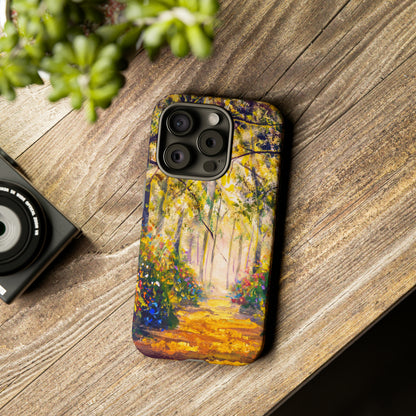 Sunny forest - Protective Phone Case