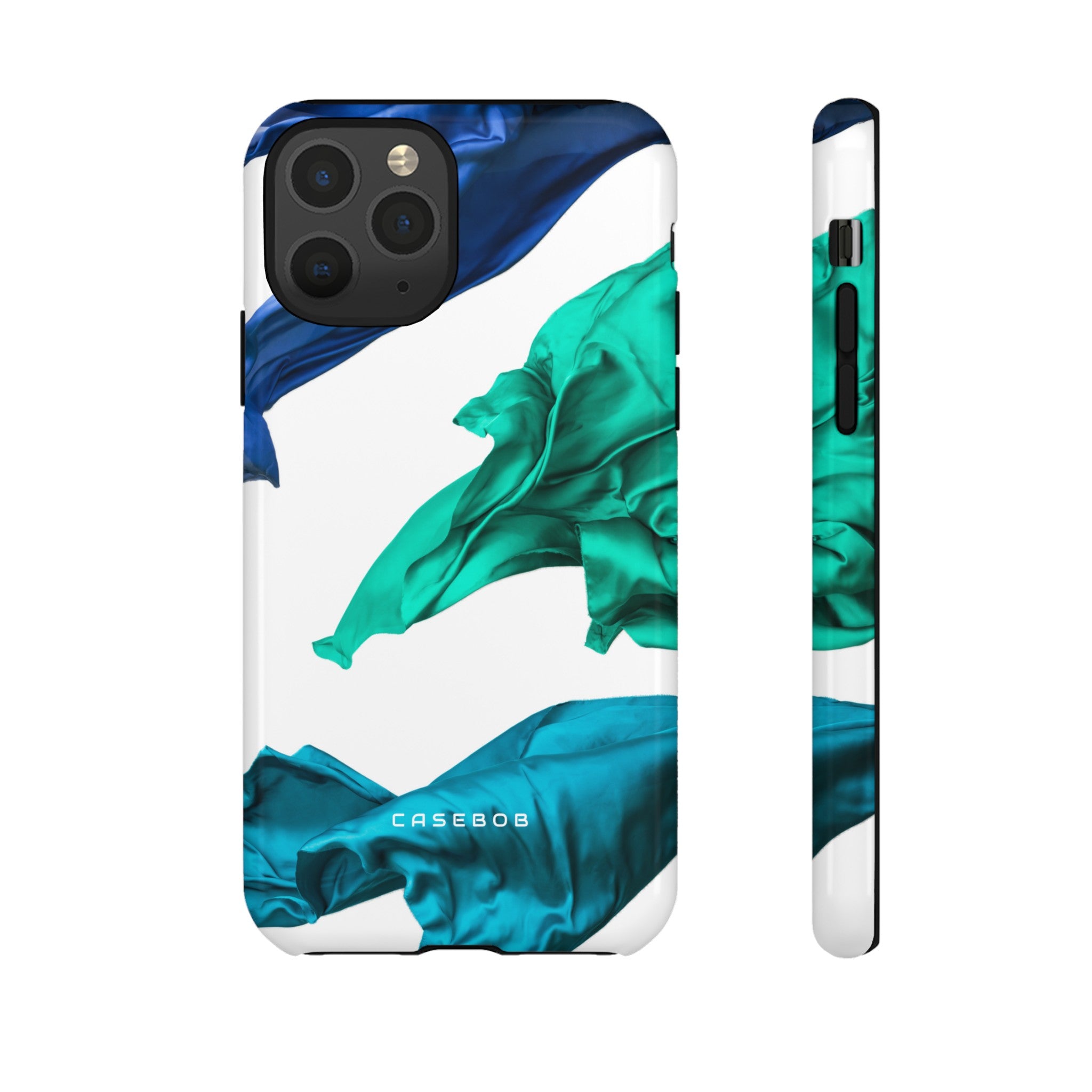 Blue Velvet Fabric - Protective Phone Case