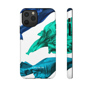 Blue Velvet Fabric - Protective Phone Case